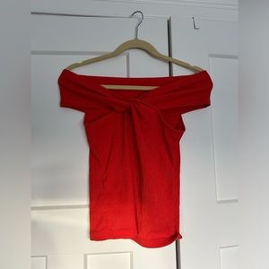 Anthropologie red top!